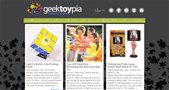 Desktop Screenshot of geektoypia.com