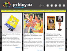 Tablet Screenshot of geektoypia.com